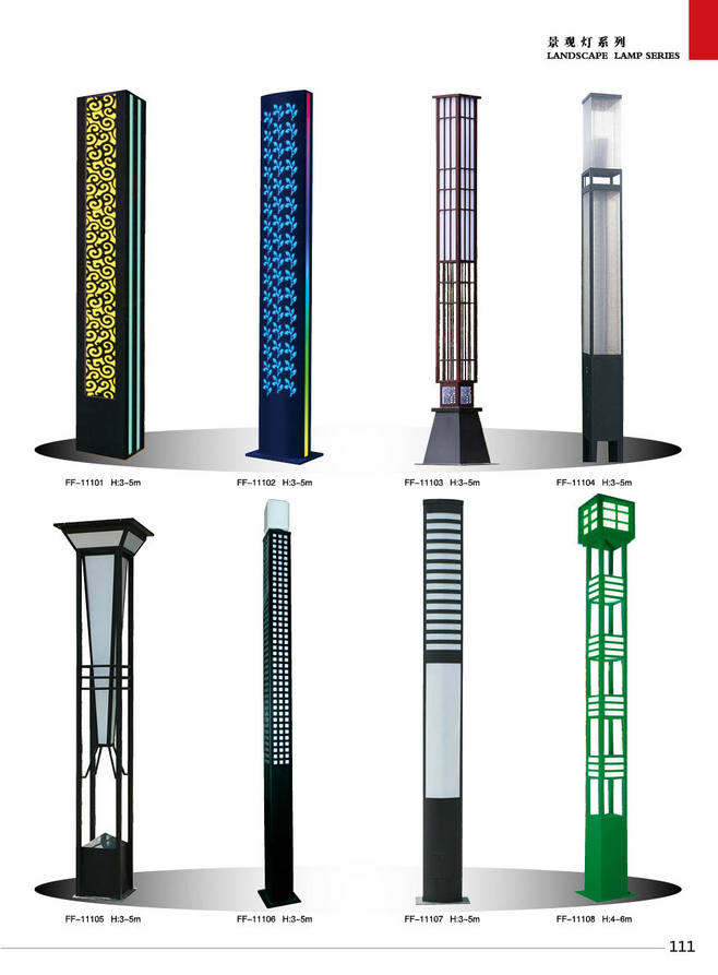 LED方形景观灯 户外现代亮化新选择，图案可定制